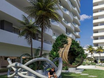 Departamento en Venta Centro de Cancun con Vista a la Laguna