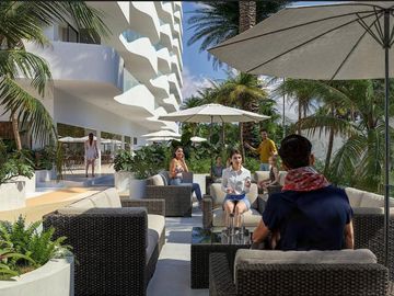 Departamento en Venta Centro de Cancun con Vista a la Laguna