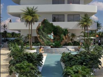 Departamento en Venta Centro de Cancun con Vista a la Laguna