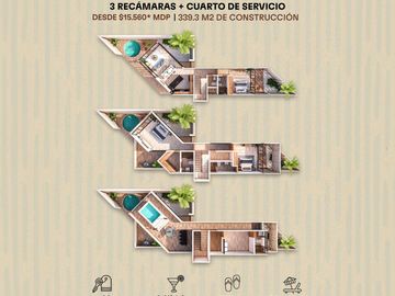 Villa en Venta en Mérida, frente al mar de Telchac