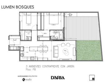 Venta Departamento 3 Ambientes con patio y jardín propio- Belgrano Chico