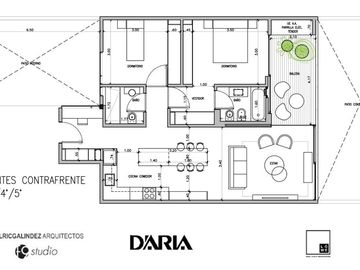 Venta Departamento 3 Ambientes con patio y jardín propio- Belgrano Chico