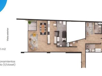 VENTA EXCLUSIVO DEPARTAMENTO ESTRENO URB. LA AURORA MIRAFLORES