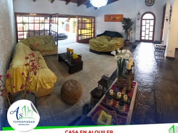 ALQUILER CASA 3 PISOS URB SAN CESAR LA MOLINA