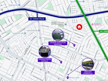 Vendo 2 Departamentos cerca a cruce de Av. Universitaria con Av. Tomás Valle
