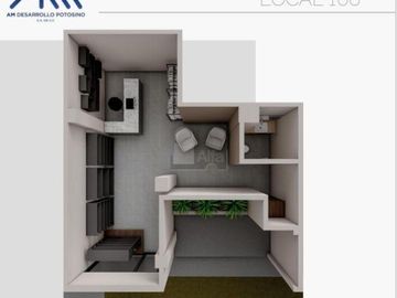 Departamento EN VENTA de 2 NIVELES en Av. Joni en Villa Magna, San Luis Potosí