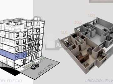Departamento EN VENTA de 2 NIVELES en Av. Joni en Villa Magna, San Luis Potosí
