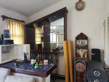 Casa  con alberca común, de 2 recámaras
