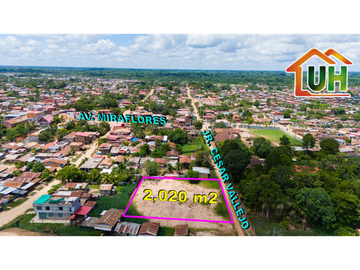 00646 - VENDO AMPLIO TERRENO URBANO PUCALLPA - A.T 2,020 M2