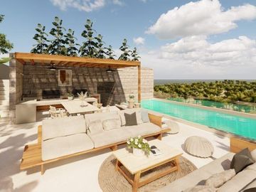 Loft cerca 5ta avenida con estacionamiento | rooftop | elegante y moderno