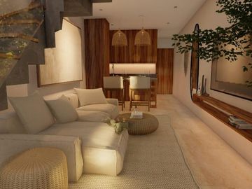Loft cerca 5ta avenida con estacionamiento | rooftop | elegante y moderno