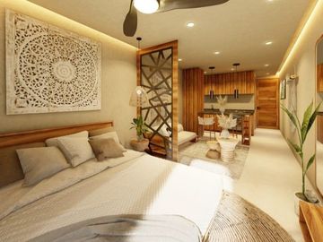 Loft cerca 5ta avenida con estacionamiento | rooftop | elegante y moderno