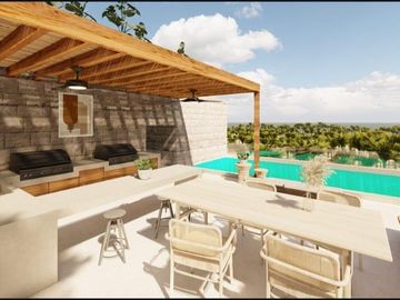 Loft cerca 5ta avenida con estacionamiento | rooftop | elegante y moderno