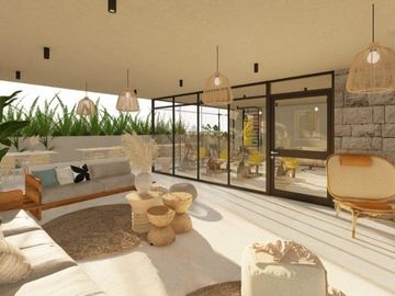 Loft cerca 5ta avenida con estacionamiento | rooftop | elegante y moderno