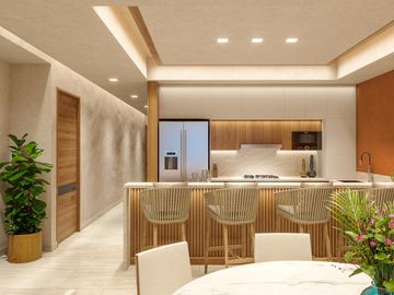 PENTHOUSE DE 4 HABITACIONES CON VISTA AL MAR COSTA MUJERES ALBERCA/GYM/SPA