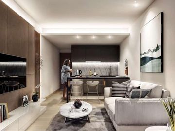 Estudio cerca de la 5ta avenida con alberca en rooftop
