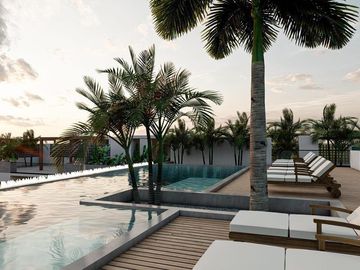 ESTUDIO Equipado con Terraza en Preventa a 400 mts. de la Laguna de Bacalar