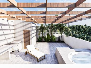 PENTHOUSE A LA VENTA EN BACALAR  CON JACUZZI PRIVADO