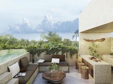 DEPARTAMENTO EN VENTA EN BACALAR DE UNA RECAMARA CON ALTO RETORNO DE INVERSION