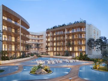 VENTA DE DEPARTAMENTO EN CANCUN 2 HABITACIONES CON GYM Y SPA