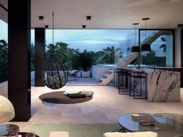 Venta Departamento Penthouse en Tulum 3 Habitaciones con Terraza y Jacuzzi