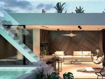 Venta Departamento Penthouse en Tulum 3 Habitaciones con Terraza y Jacuzzi