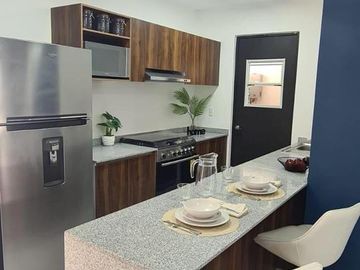 Departamento en venta en playa de carmen de 2 habiatciones