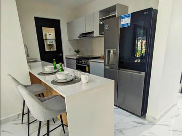 VENTA DE DEPARTAMENTO EN CANCUN DE 2 HAB CON ALBERCA ZONA SUR