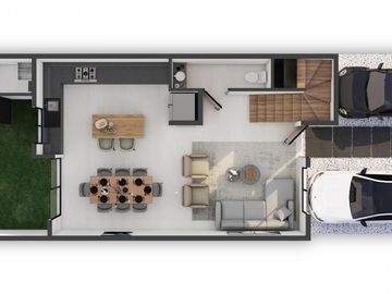 Casa en venta en playa del carmen de habitaciones a 10 min de la playa
