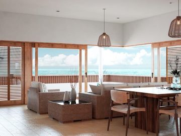 Enorme departamento beachfront de 3 recamaras con jacuzzi y rooftop