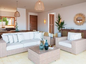 Enorme departamento beachfront de 3 recamaras con jacuzzi y rooftop