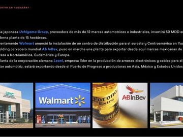 Venta Macro Lotes industriales en NODO PARQUE INDUSTRIAL, Carr. Merida Tetiz