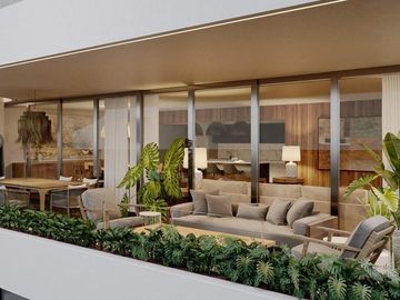 Departamento en Venta, Playa del Carmen, Playacar, Vista Al Campo de Golf (Uum)
