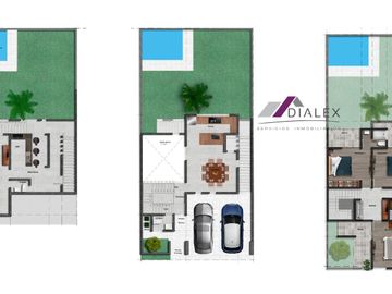 Fraccionamiento Alamosur -CARRETERA NACIONAL- Casa VENTA Santiago 330 m2, Nuevo León