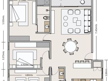 Departamento en Venta en Loreta, Residencial Lausana