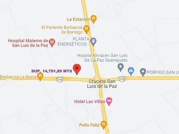 TERRENO PIE DE CARR. SAN LUIS DE LA PAZ- DOLORES GTO. SUP. 14,791 MTS