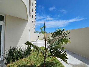 Departamento en VENTA AMUEBLADO Y EQUIPADO, terraza con vista al mar, ALBERCA, Riviera Veracruzana