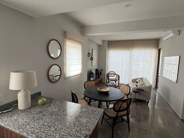 Departamento en VENTA AMUEBLADO Y EQUIPADO, terraza con vista al mar, ALBERCA, Riviera Veracruzana