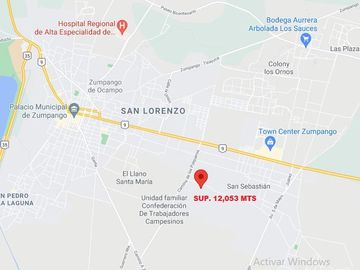 TERRENO CON BODEGA Y OFICINAS ZUMPANGO 12053 MTS