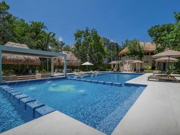 Departamento en venta en Puerto Morelos de 2 habitaciones a 10 minutos de la playa