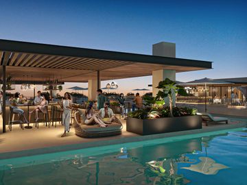 Departamento en venta a una cuadra de la 5a avenida en Playa del Carmen (1406)