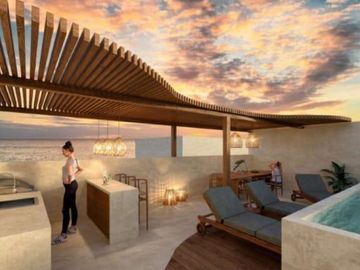 Estudio beachfront amueblado en el malecón con vista al mar
