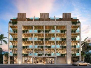 Estudio beachfront amueblado en el malecón con vista al mar