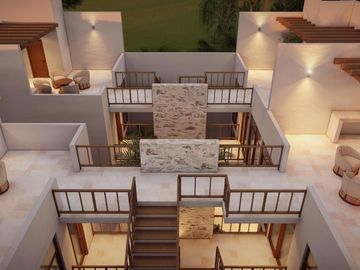 DEPARTAMENTO EN VENTA DE 1 HABITACIÓN EN BACALAR CON ALBERCA