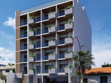 DEPARTAMENTO EN VENTA CON VISTA AL MAR EN PUERTO MORELOS CON ROOFTOP/ALBERCA