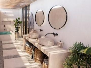 PENTHOUSE 2 HABITACIONES LOCK OFF / ALBERCA EN ROOF, GYM /CERCA DEL MAR EN TULUM