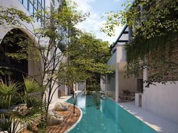 PENTHOUSE 2 HABITACIONES LOCK OFF / ALBERCA EN ROOF, GYM /CERCA DEL MAR EN TULUM