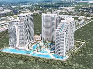 Depa 1 recamara | boliche | golf virtual | canchas pádel | Cancún vista laguna