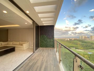 Venta de Departamento Amueblado en Be Towers, Puerto Cancún C3832