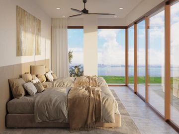 Departamento en venta en Cancún, vista a la laguna y cancha de padél !